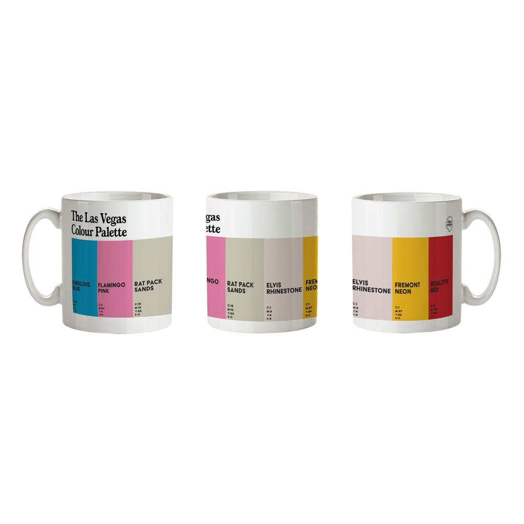 The Las Vegas Colour Palette Porcelain Mug