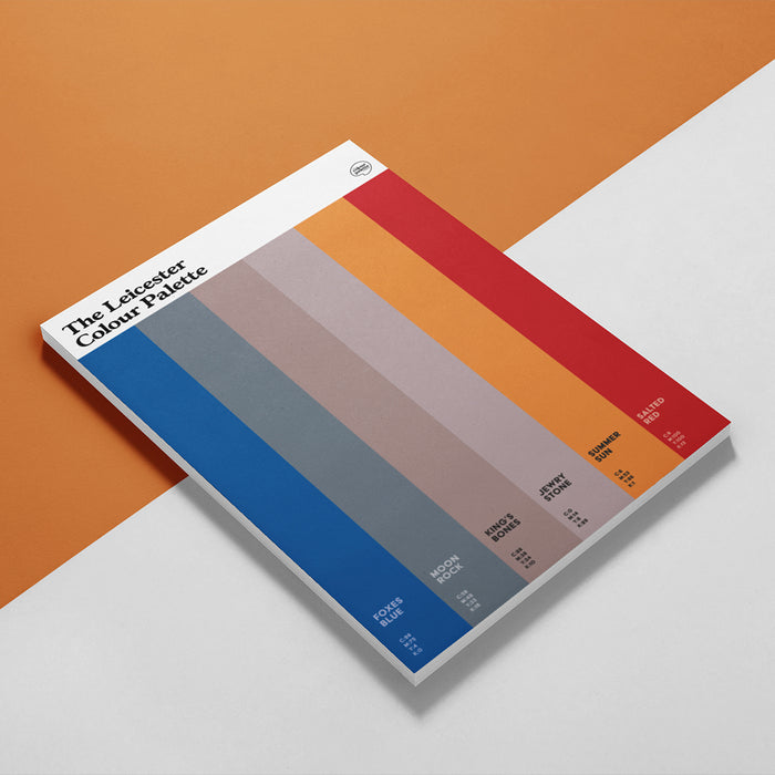 The Leicester Colour Palette A5 Notepad