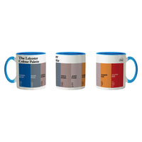 The Leicester Colour Palette Porcelain Mug