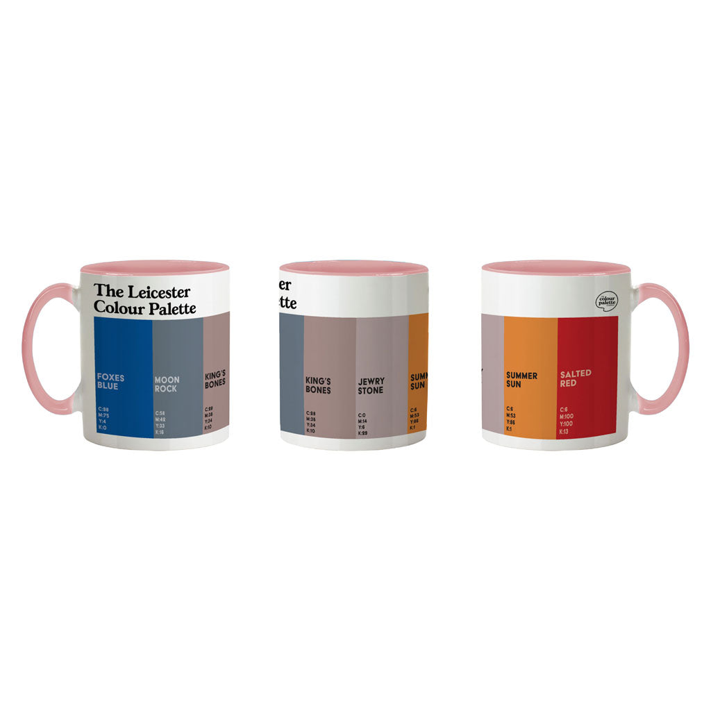 The Leicester Colour Palette Porcelain Mug