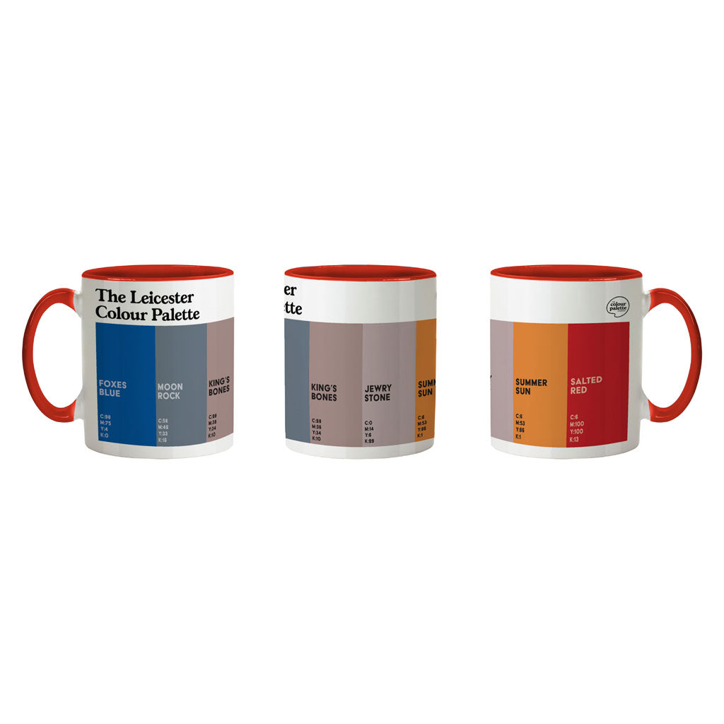 The Leicester Colour Palette Porcelain Mug