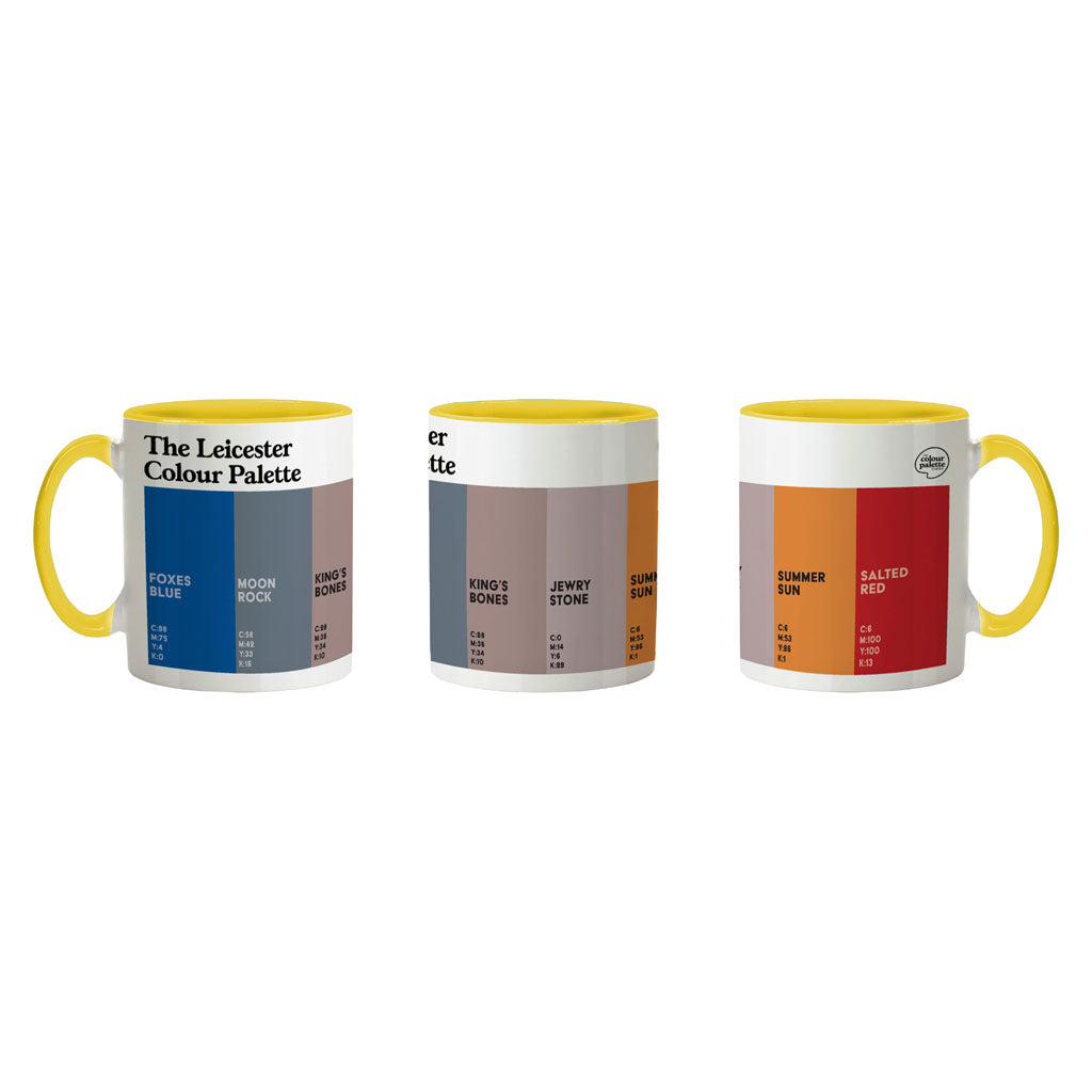 The Leicester Colour Palette Porcelain Mug