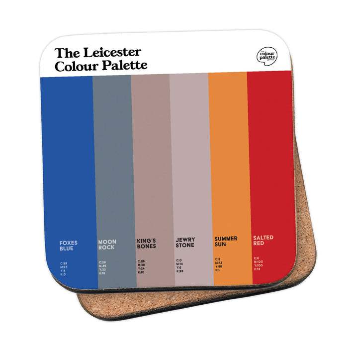 The Leicester Colour Palette Coaster