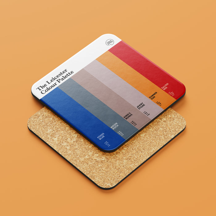 The Leicester Colour Palette Coaster