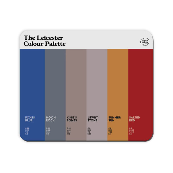 The Leicester Colour Palette Mouse Mat