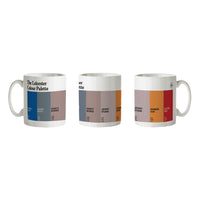 The Leicester Colour Palette Porcelain Mug