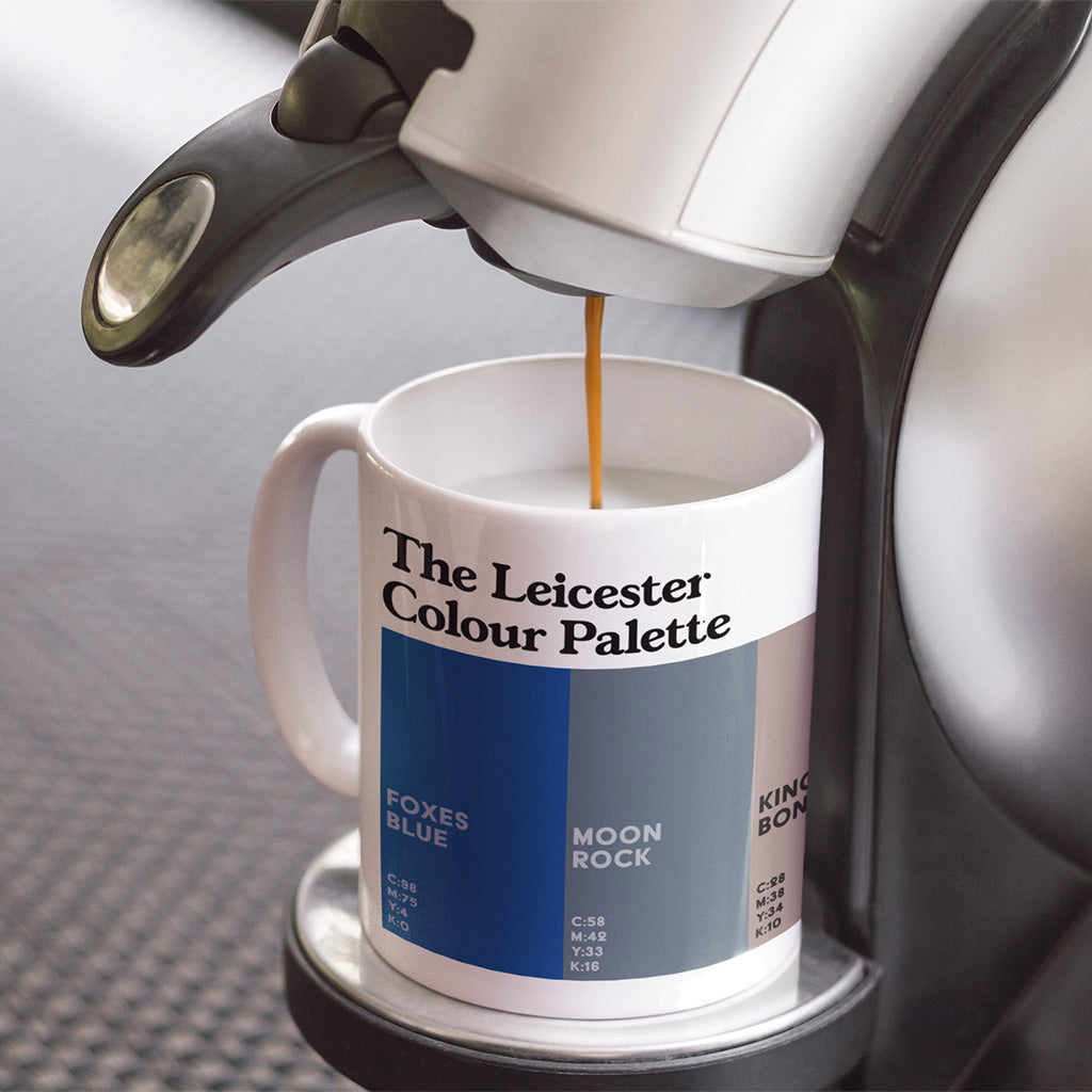 The Leicester Colour Palette Porcelain Mug