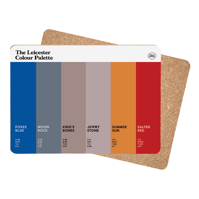 The Leicester Colour Palette Placemat