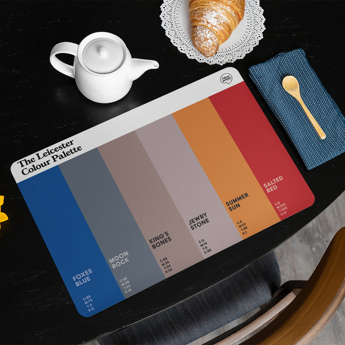 The Leicester Colour Palette Placemat