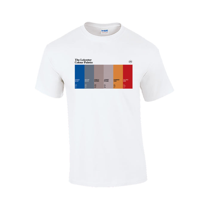 The Leicester Colour Palette T-Shirt