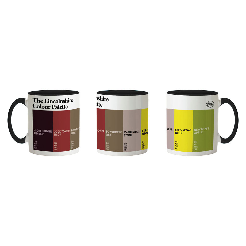 The Lincolnshire Colour Palette Porcelain Mug
