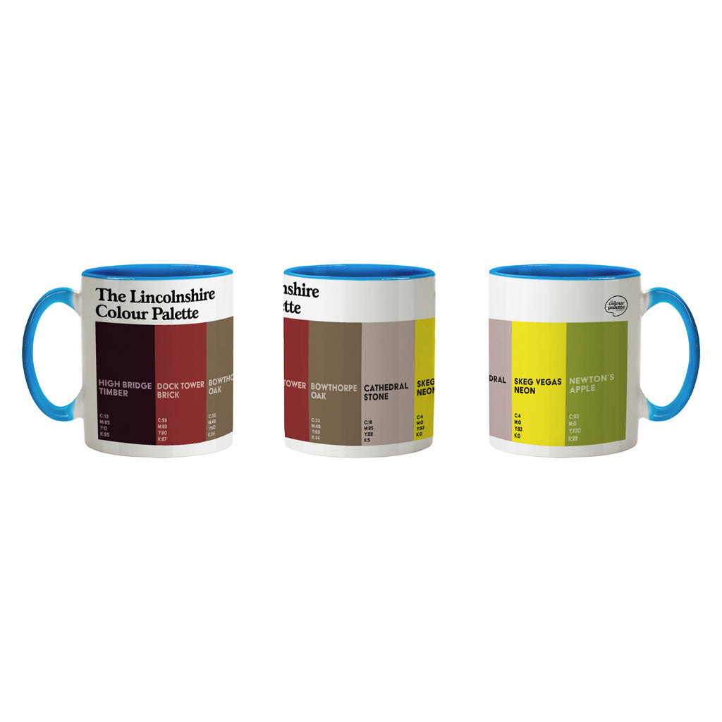 The Lincolnshire Colour Palette Porcelain Mug