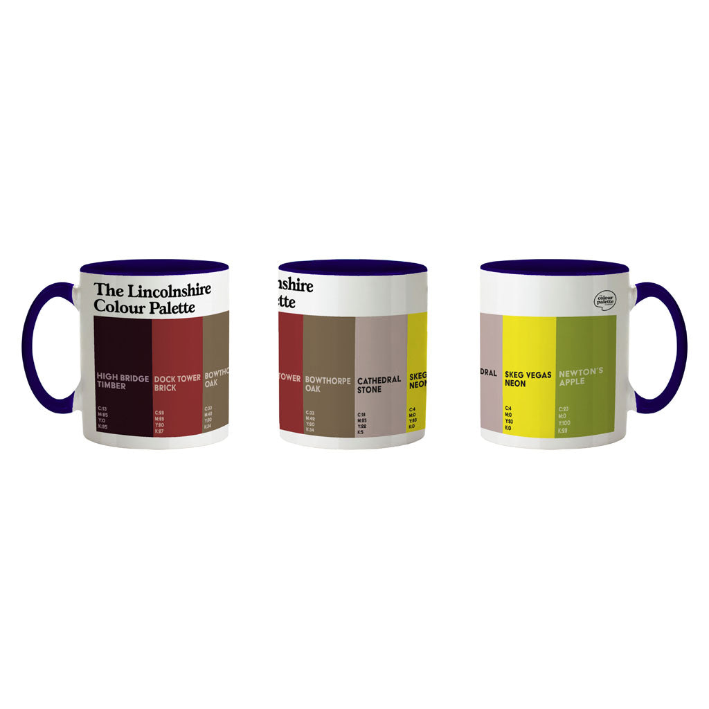 The Lincolnshire Colour Palette Porcelain Mug