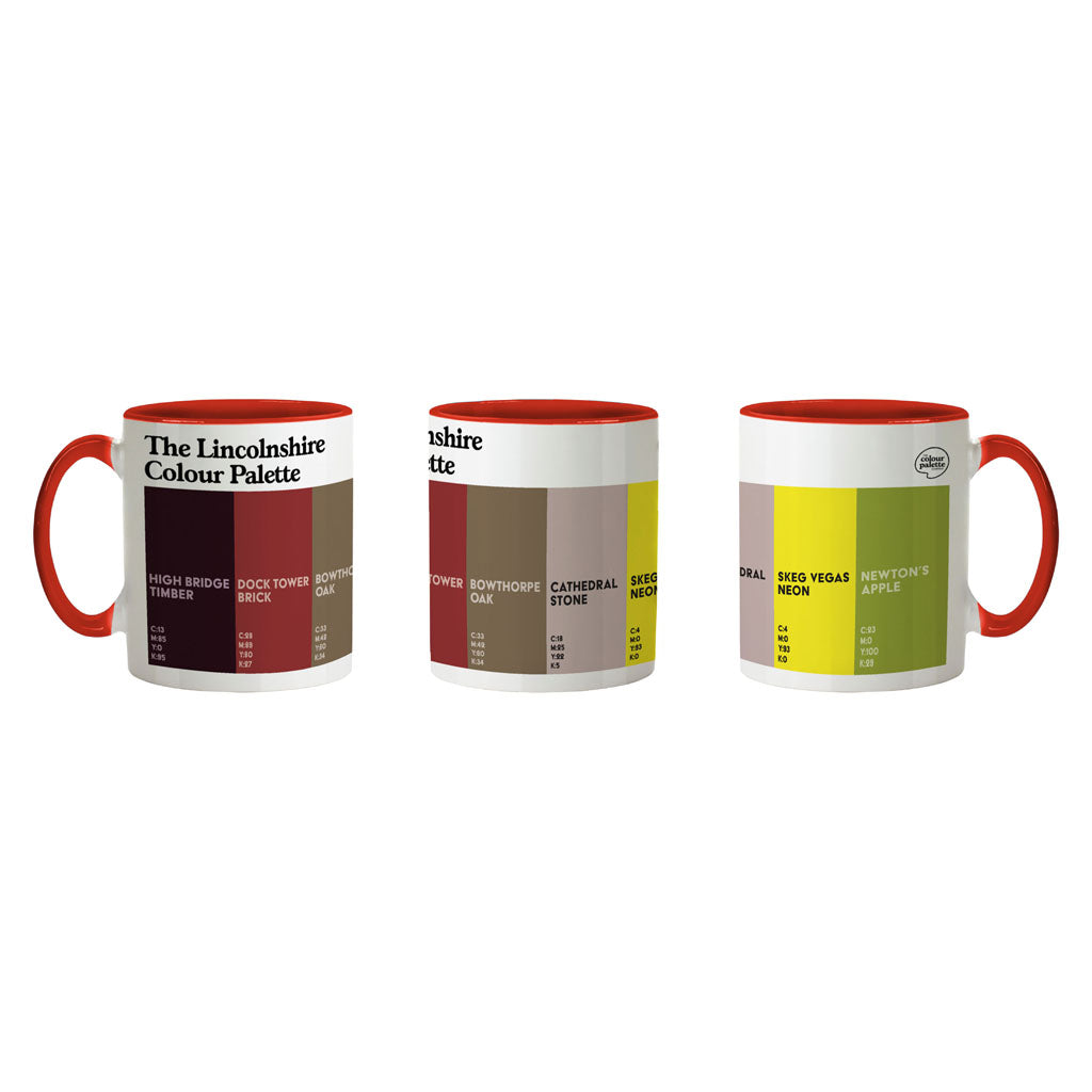 The Lincolnshire Colour Palette Porcelain Mug