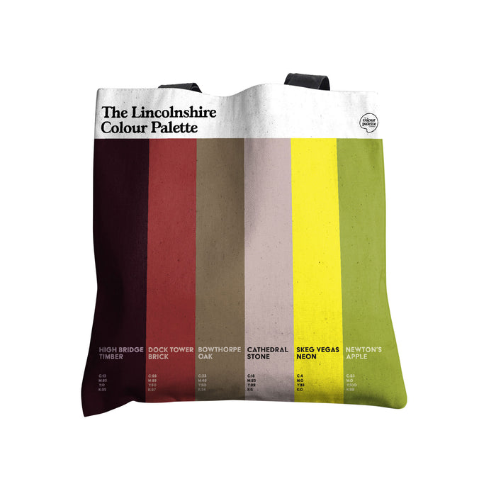 The Lincolnshire Colour Palette Tote Bag
