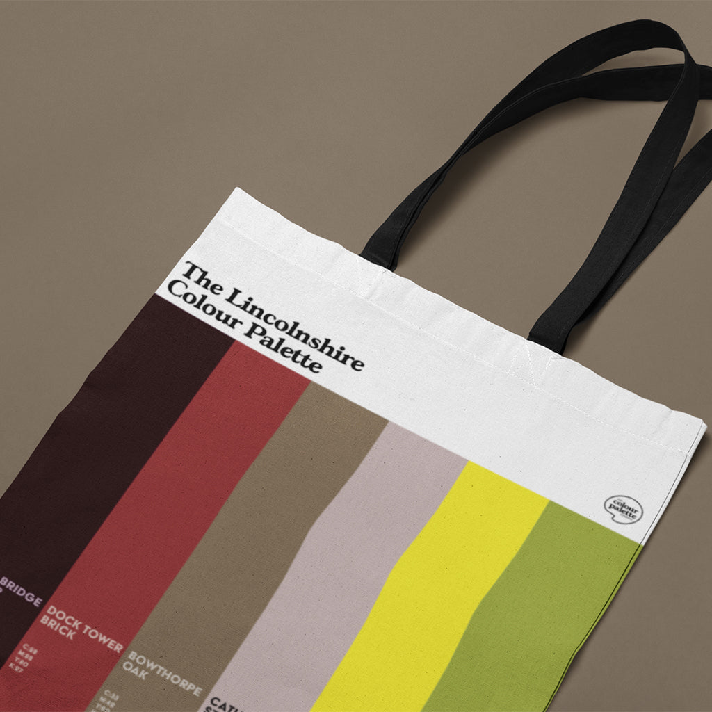 The Lincolnshire Colour Palette Tote Bag