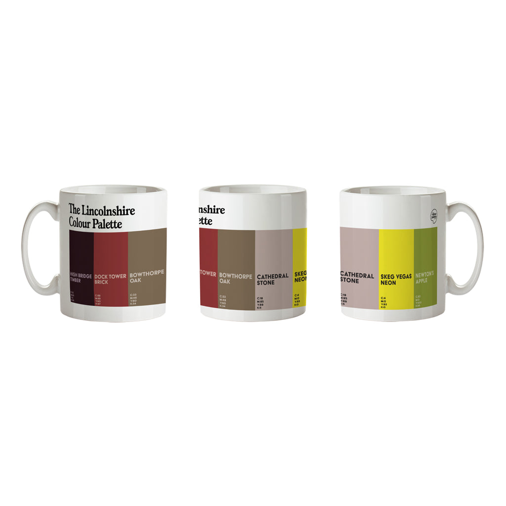 The Lincolnshire Colour Palette Porcelain Mug