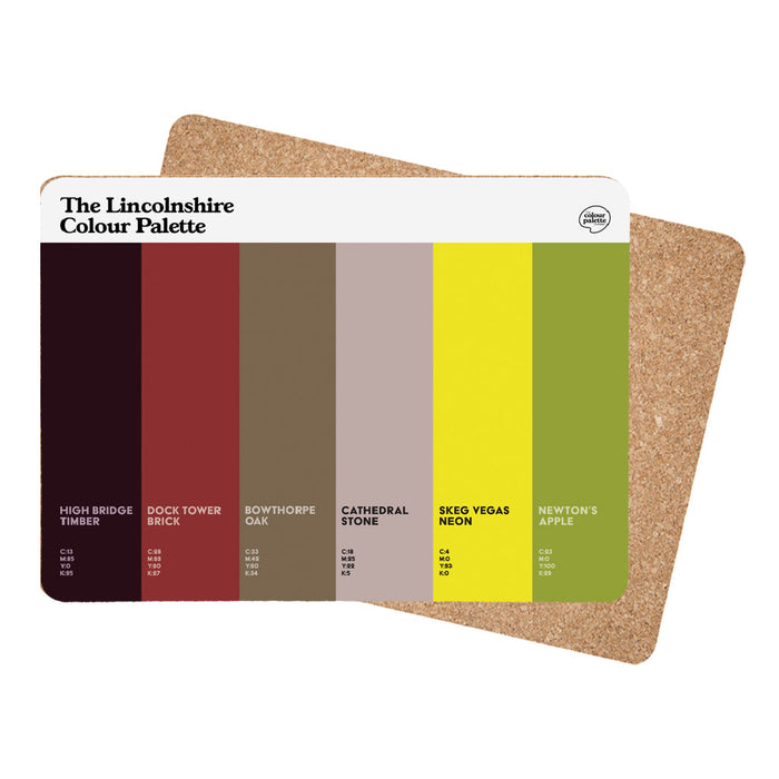 The Lincolnshire Colour Palette Placemat