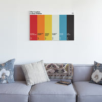 The London Colour Palette Canvas