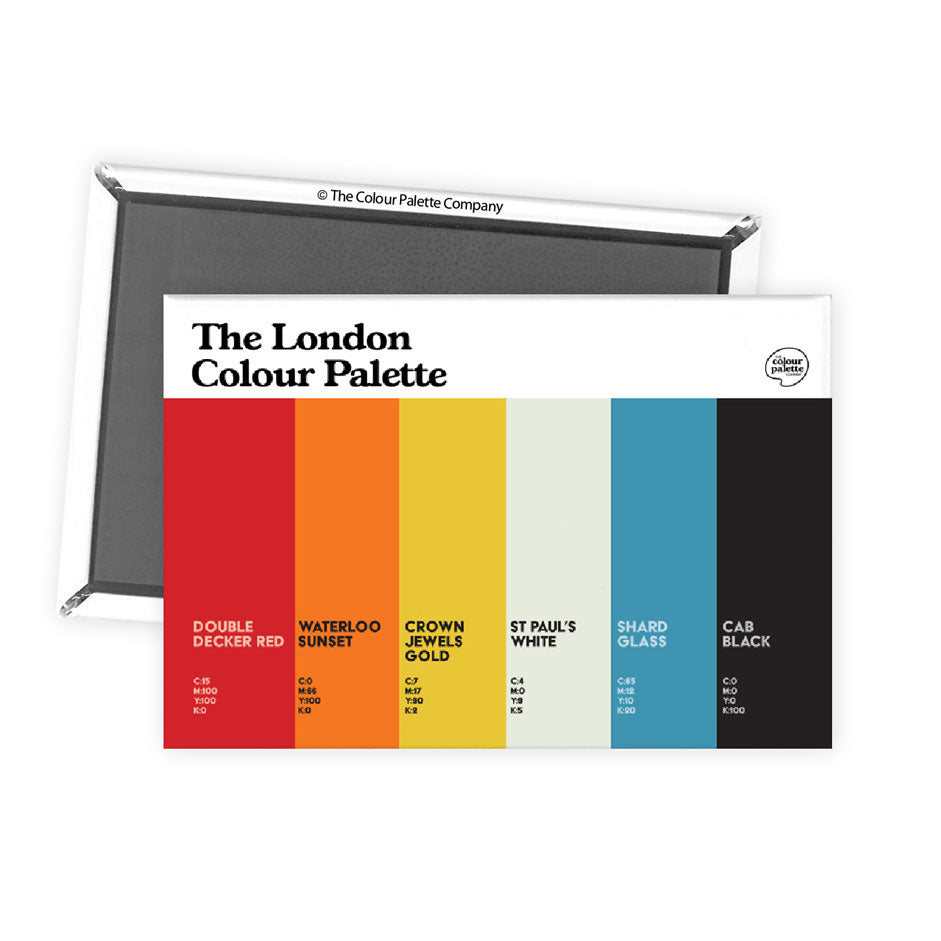 The London Colour Palette Fridge Magnet