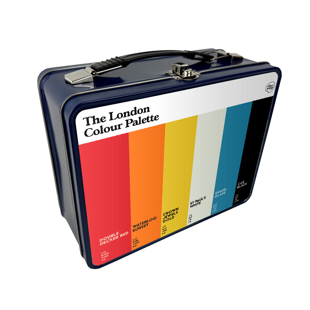 The London Colour Palette Metal Lunch Box