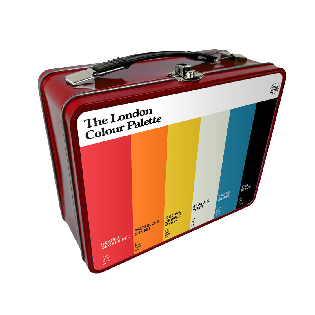 The London Colour Palette Metal Lunch Box