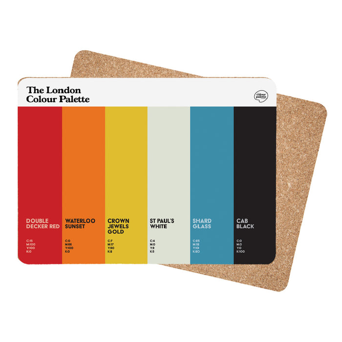 The London Colour Palette Placemat