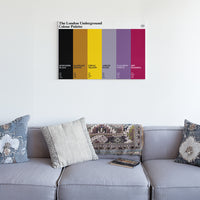 London Underground Canvas Wall Art