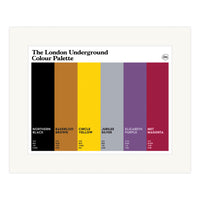 London Underground Mounted Art Print