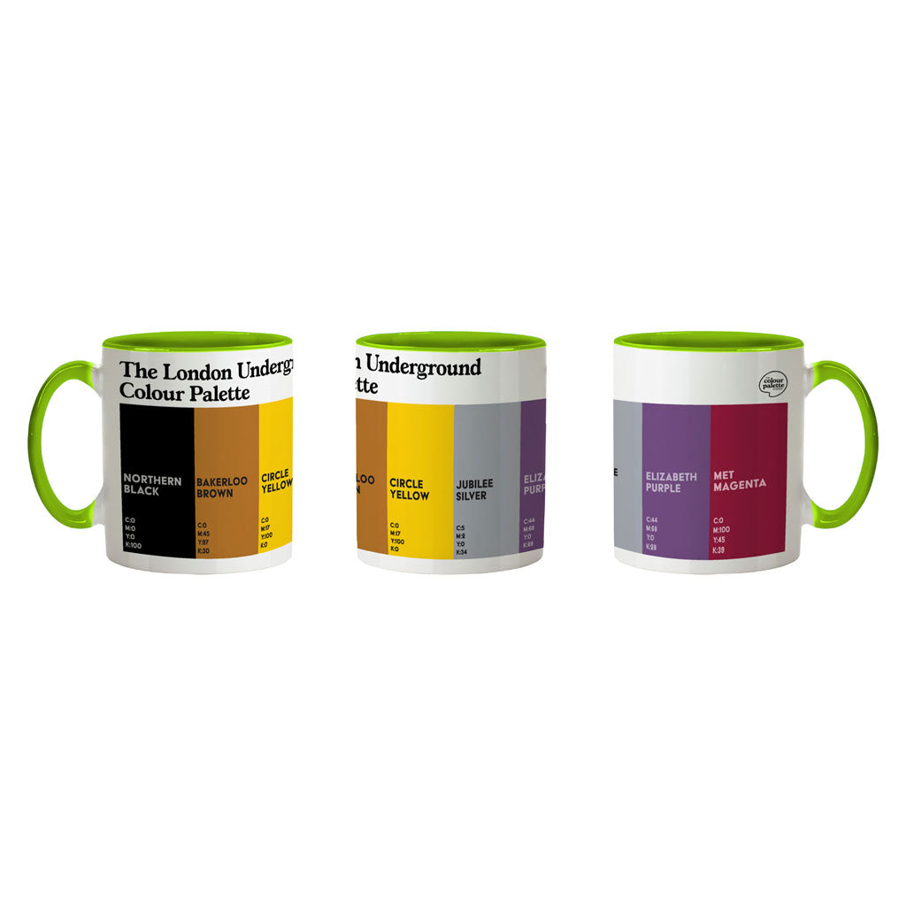 The London Underground Colour Palette Porcelain Mug