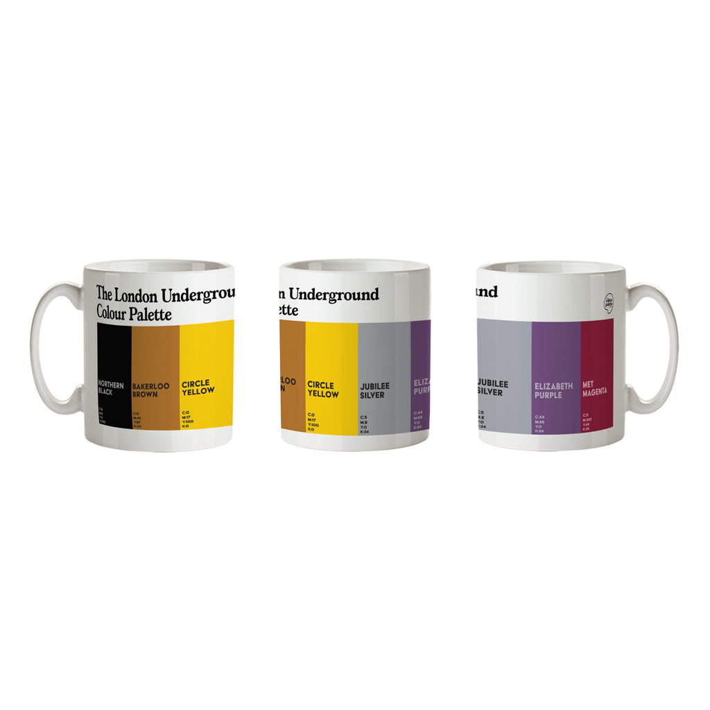 The London Underground Colour Palette Porcelain Mug