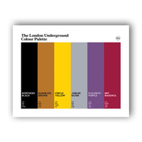 London Underground Art Print: Unframed
