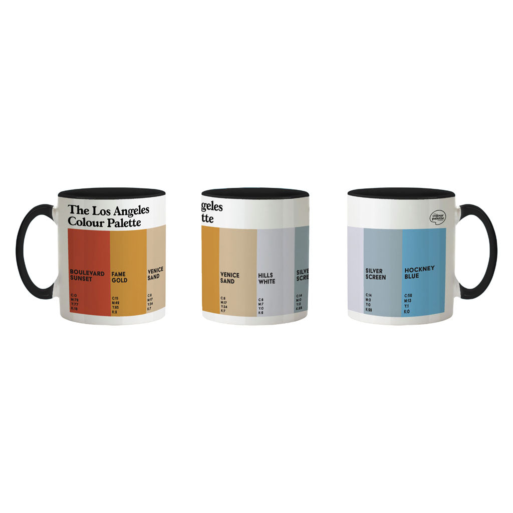 The Los Angeles Colour Palette Porcelain Mug