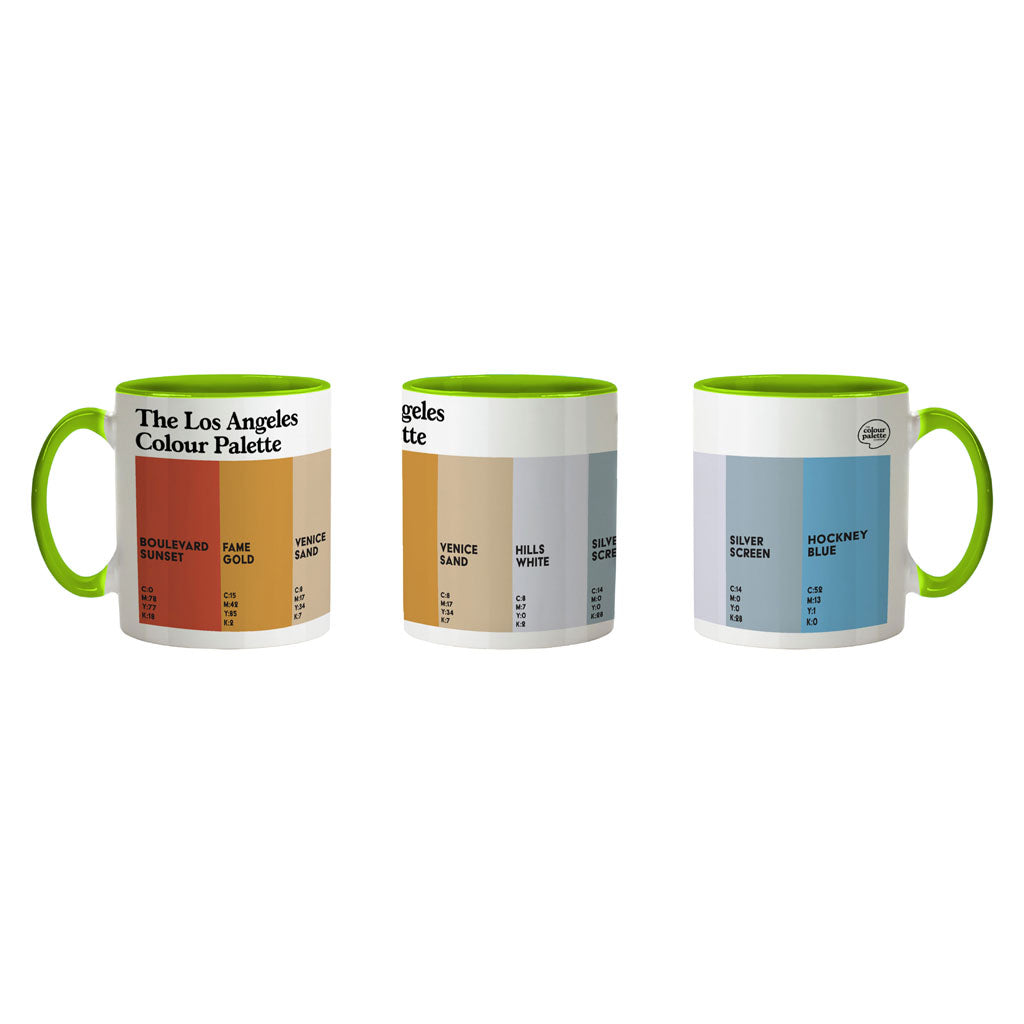 The Los Angeles Colour Palette Porcelain Mug
