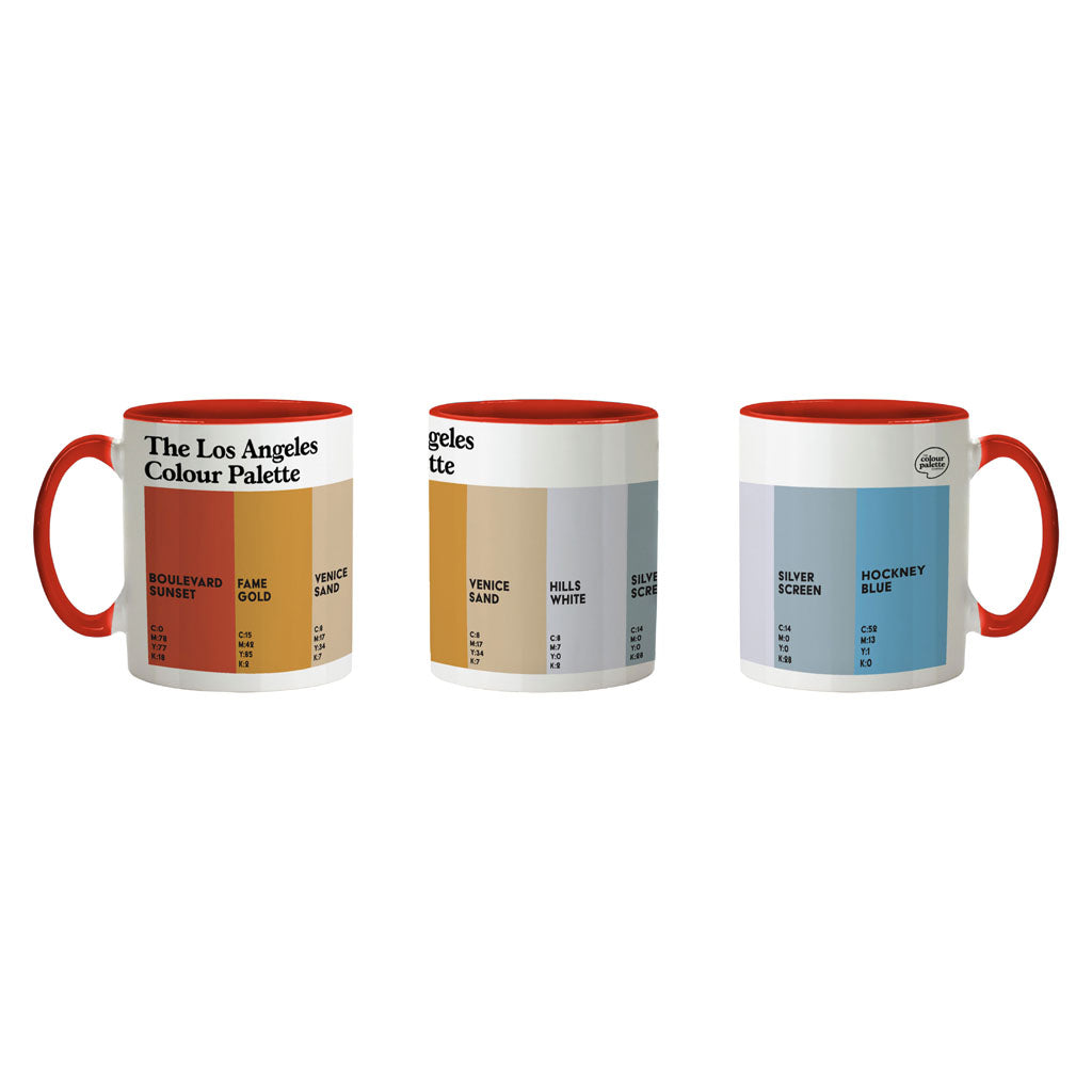 The Los Angeles Colour Palette Porcelain Mug
