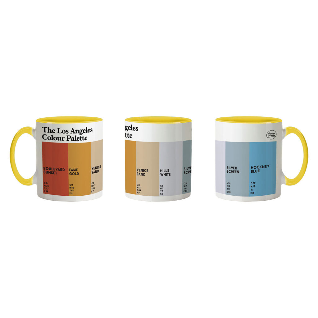The Los Angeles Colour Palette Porcelain Mug