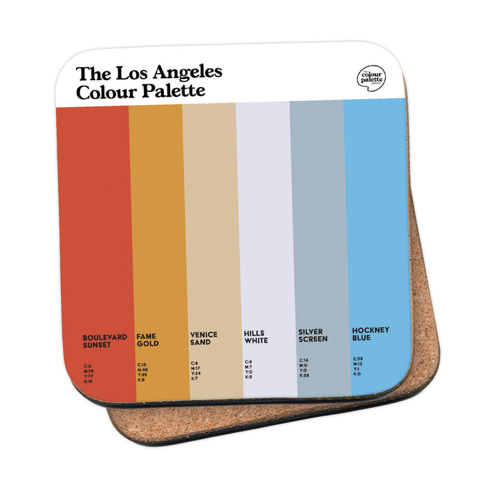 The Los Angeles Colour Palette Coaster