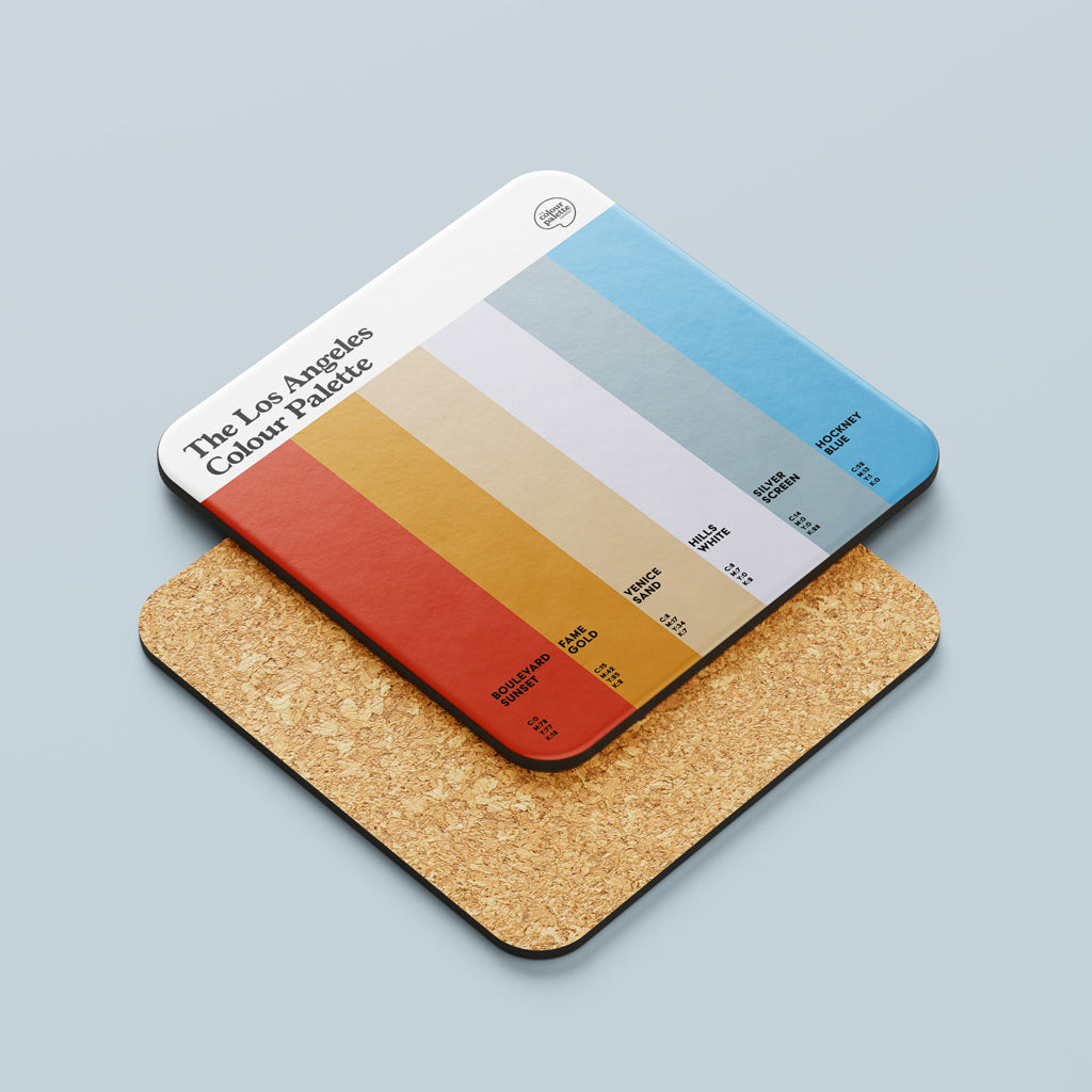 The Los Angeles Colour Palette Coaster