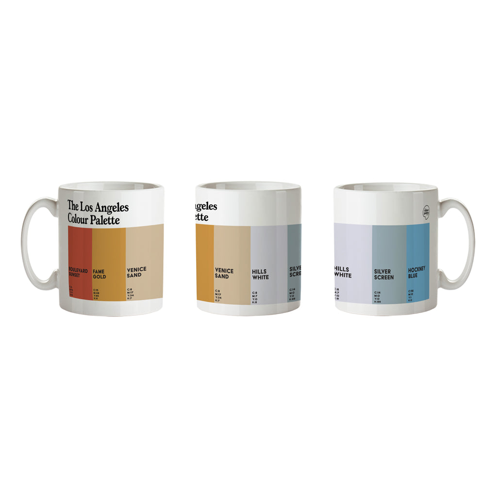 The Los Angeles Colour Palette Porcelain Mug