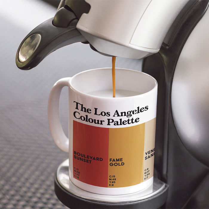 The Los Angeles Colour Palette Porcelain Mug
