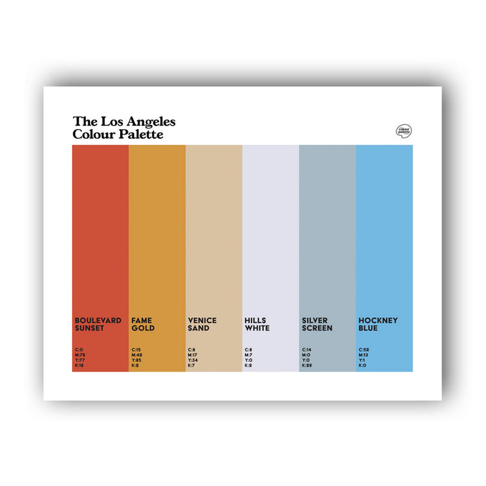 Los Angeles Art Print: Unframed