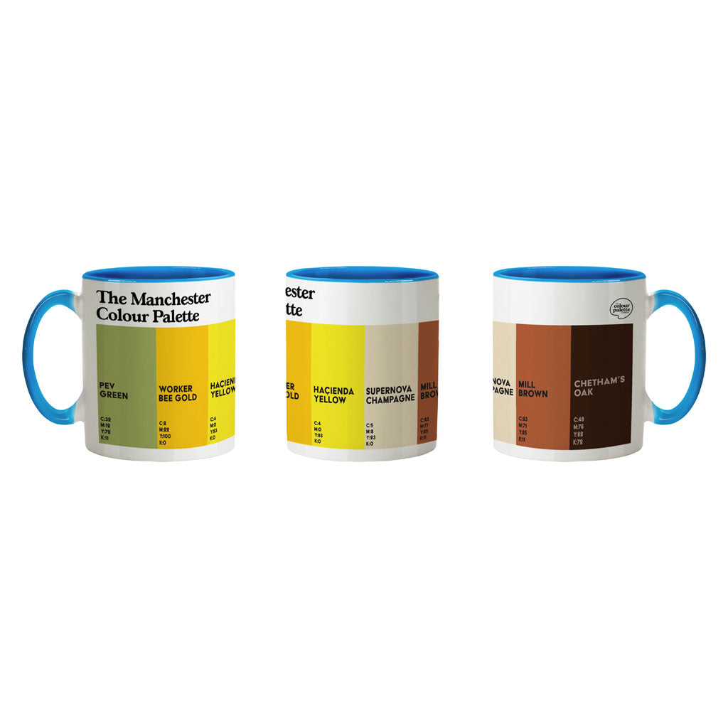 The Manchester Colour Palette Porcelain Mug