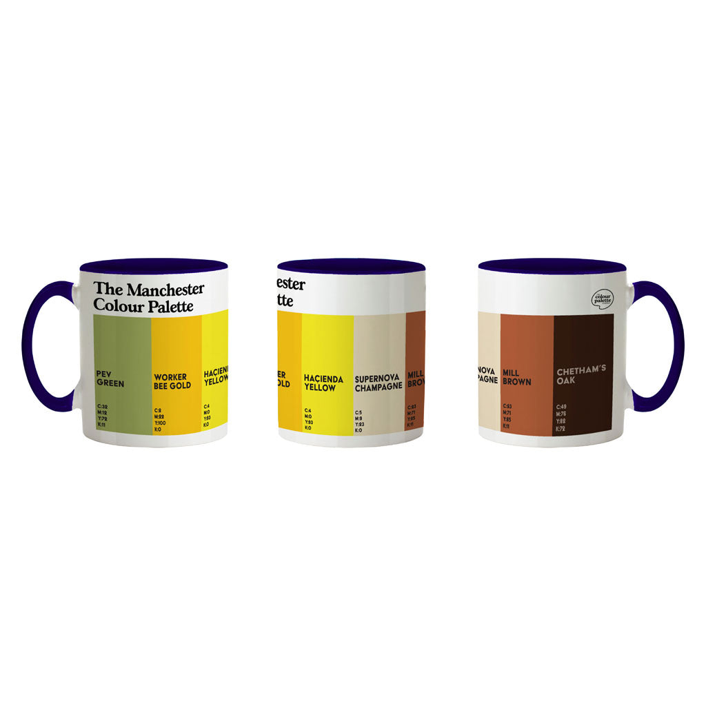 The Manchester Colour Palette Porcelain Mug