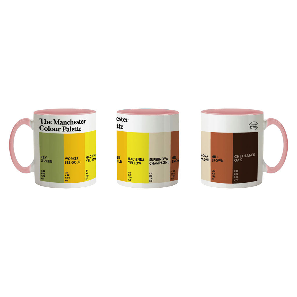 The Manchester Colour Palette Porcelain Mug