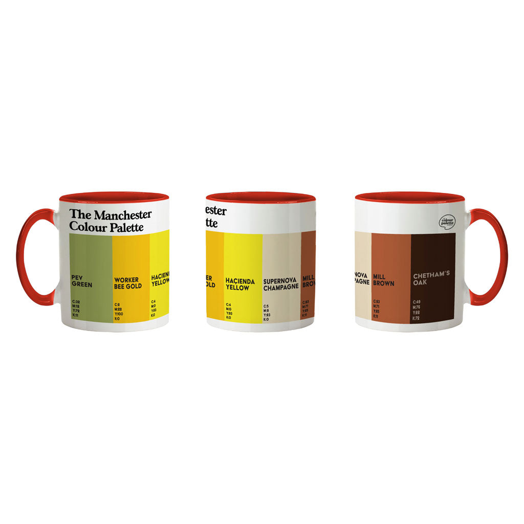 The Manchester Colour Palette Porcelain Mug