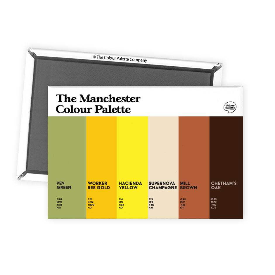 The Manchester Colour Palette Fridge Magnet
