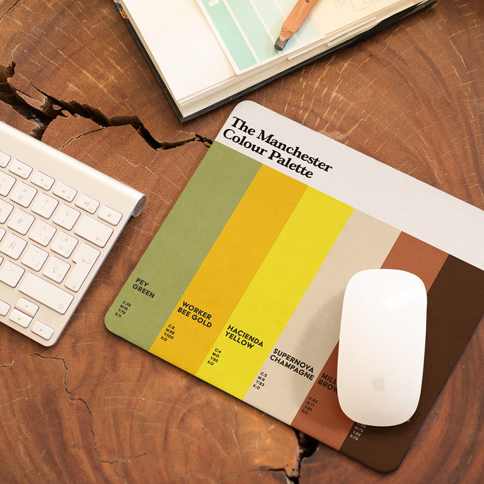 Manchester Colour Palette Mouse Mat
