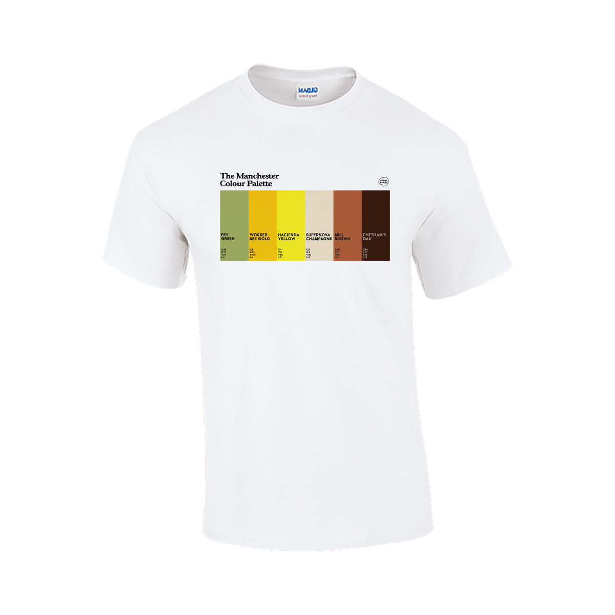 Manchester Colour Palette tee shirt