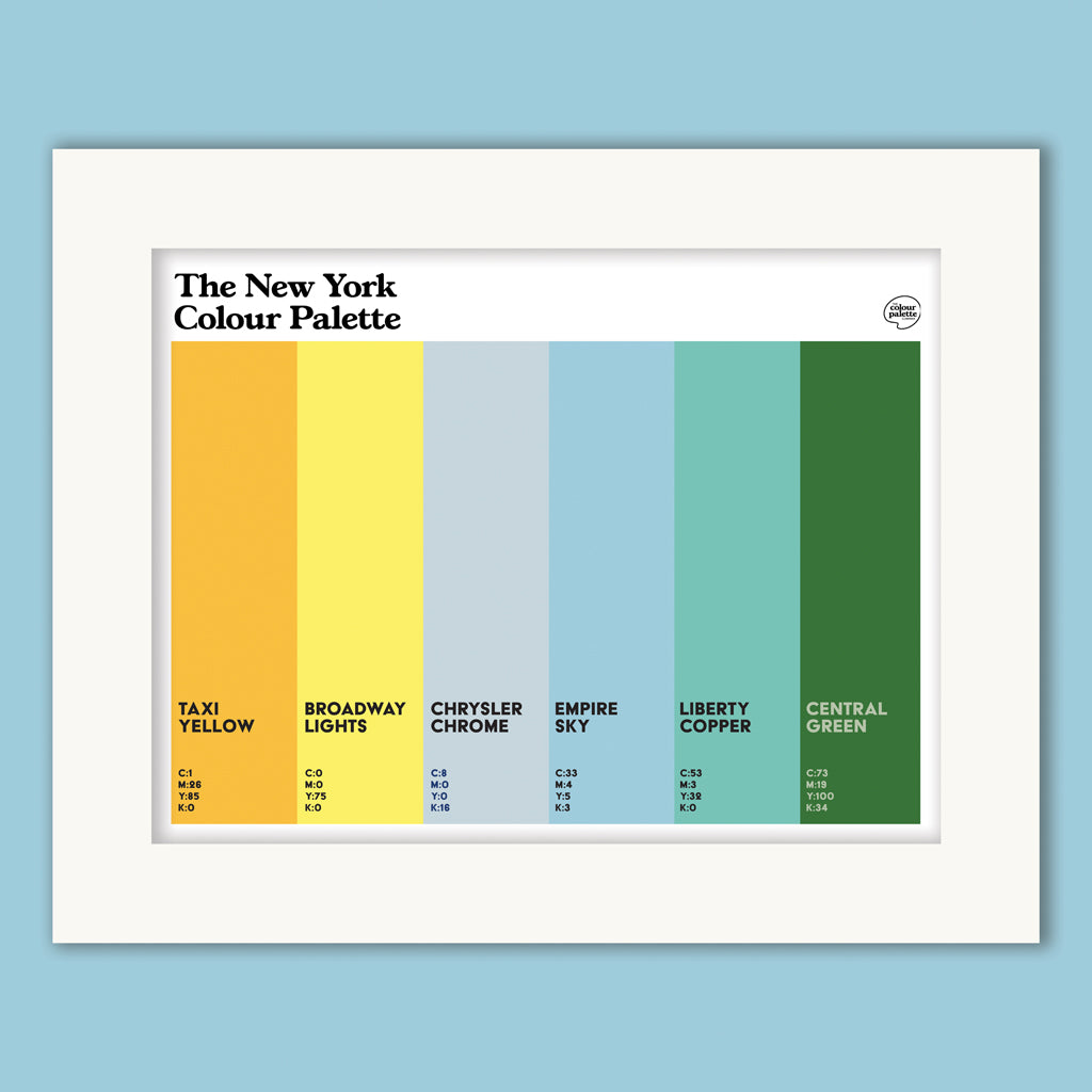New York Mounted Art Print