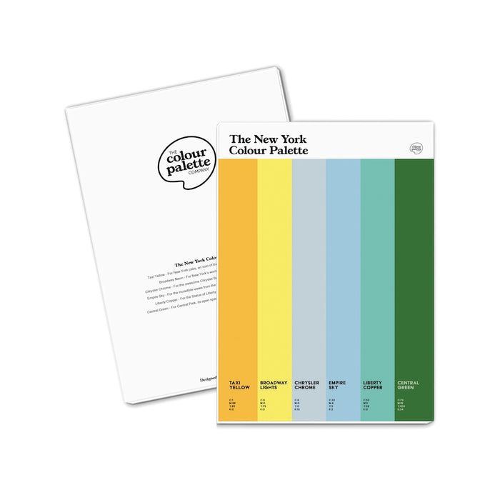 The New York Colour Palette A5 Notepad